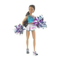 Barbie Pom Pom Divas Twirl Girls Doll (African American)<br />