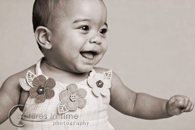 Kansas City Baby Photography in classic sepia