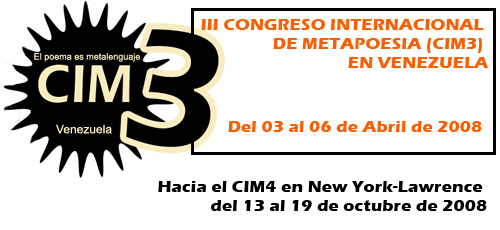 Congreso Internacional de Metapoesía (CIM3) Venezuela