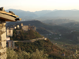 Utsikten fra huset i Veroli