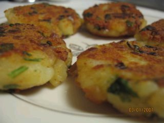 Soya Chunks Potato Patties by Sharmi