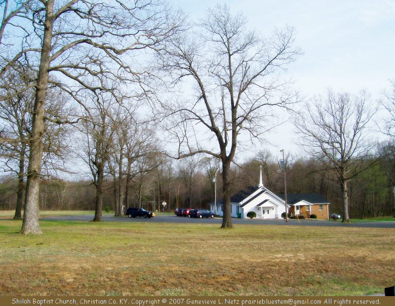 Shiloh Baptist Church in rural Christian Co., Kentucky