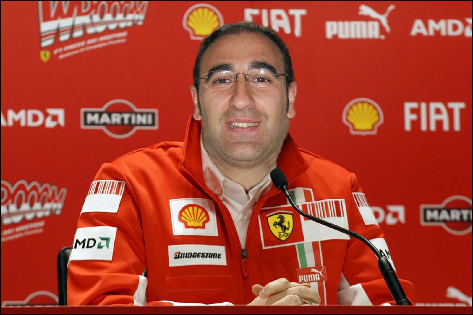 Stefano Domenicalli el jefe de Ferrari