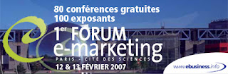 Conférence du "Forum e-Marketing 2007" : Booster ses emailings 4