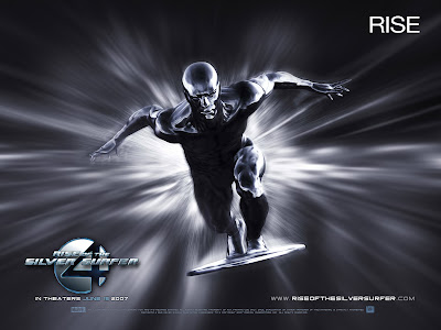 silver surfer wallpaper. done of the Silver Surfer.