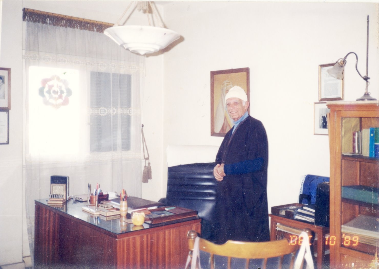 Daddy in his Home Office after retirement