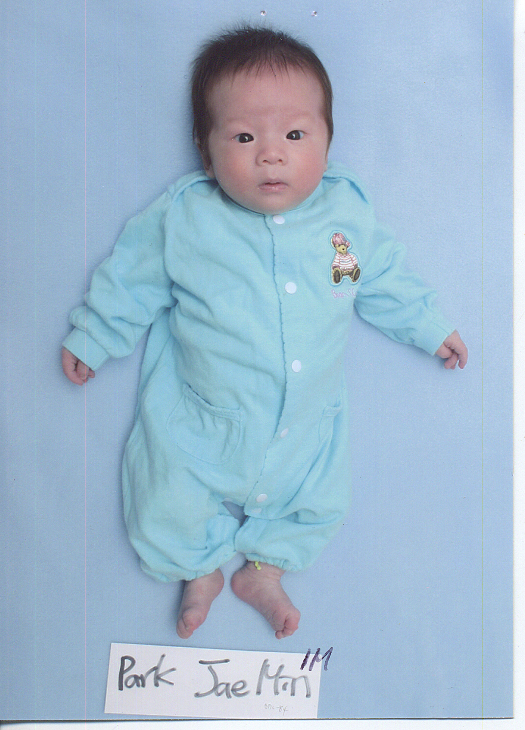 Adam Jae Min,1 month old