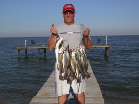 Trout Fishng  in Lavaca Bay