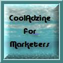 CoolAdzine for Marketers blog 125x125 pixel ad