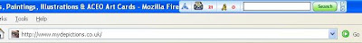 Mydepictions Favicon in Firefox address bar