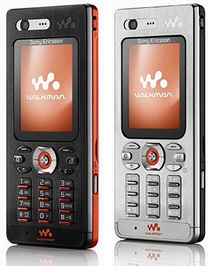 The Sony Ericsson slim W880 music phone