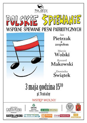 Polskie śpiewanie - plakat