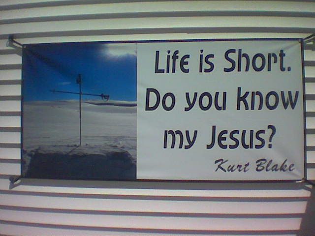 New sign at church