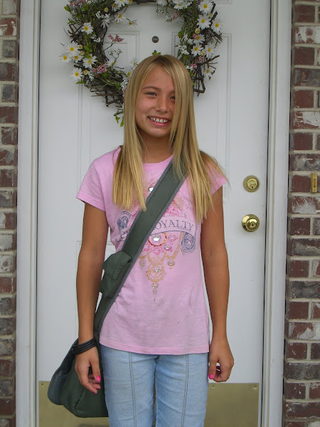 Taya's first day in 4th grade