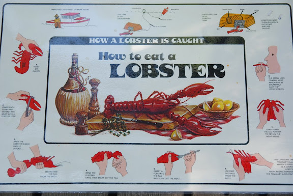 How to Eat a Lobster placemat