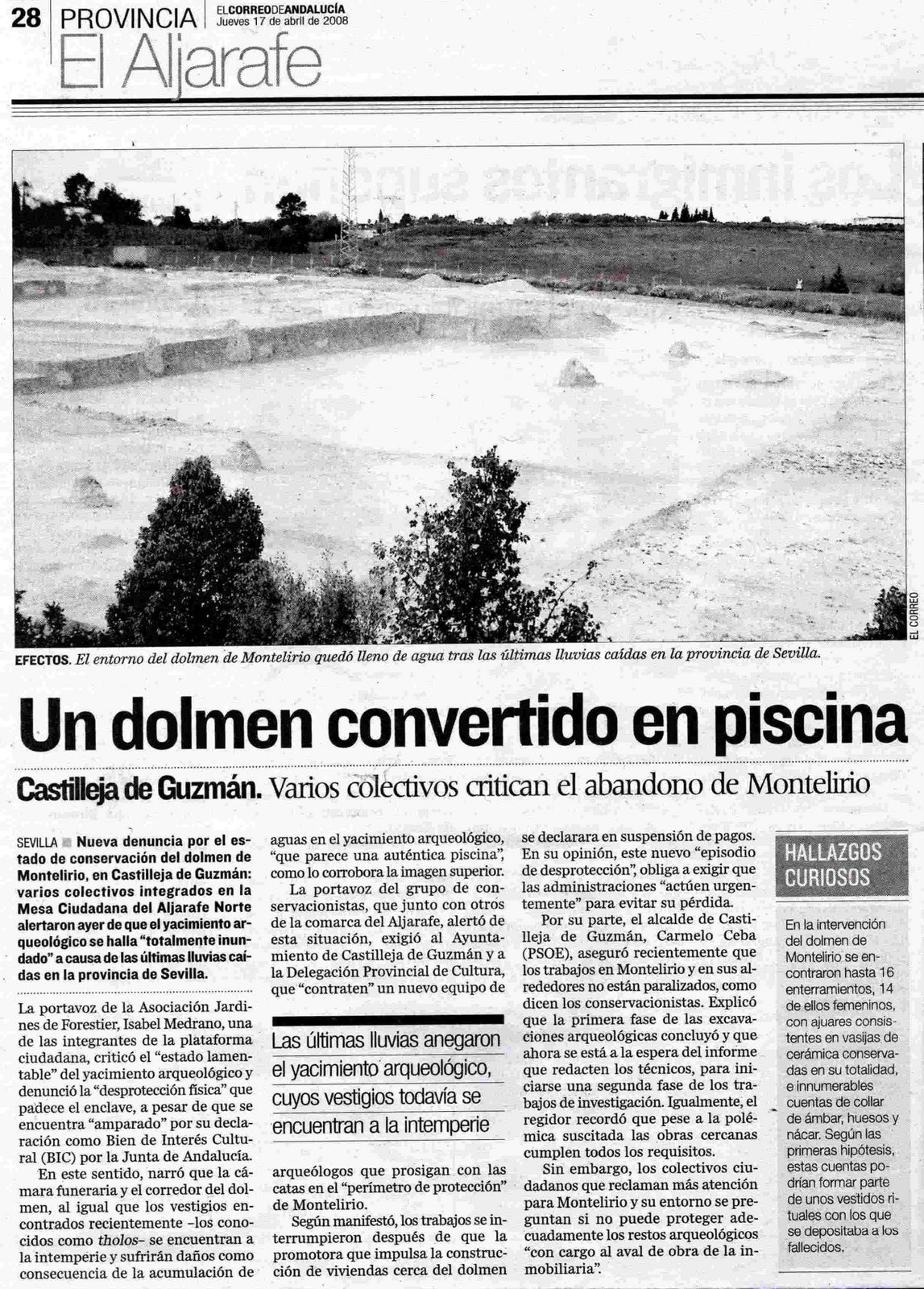 [2008+04+17+CORREO+ANDALUCÃ A+CASTILLEJA+DE+GUZMÃ N.+UN+DOLMEN+CONVERTIDO+EN+PISCINA.jpg]