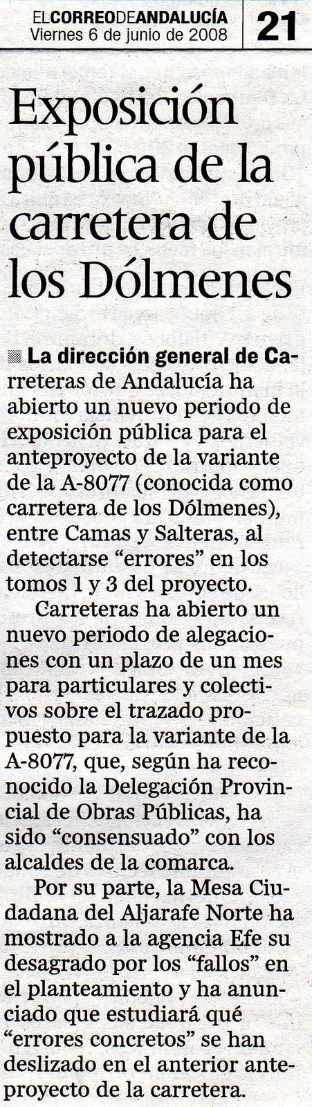 [2008+06+06+CORREO+ANDALUCÃ A+EXPOSICIÃ“N+PÃšBLICA+DE+LA+CARRETERA+DE+LOS+DÃ“LMENES.jpg]