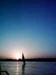 coucher du soleil sur le Nil
