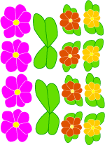 Hawaiian luau lei paper craft printable