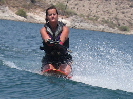 Me attempting to knee board I just don't get out much we need a boat!