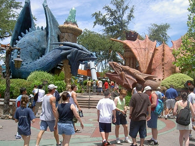 Dueling Dragons at Universal's Islands of Adventure