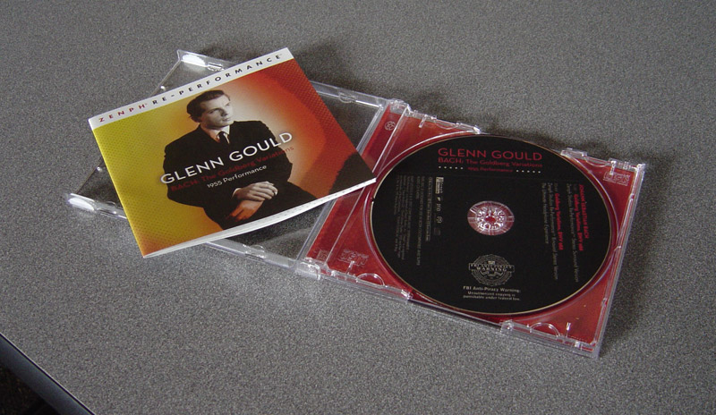 Zenph Bach Gould CD