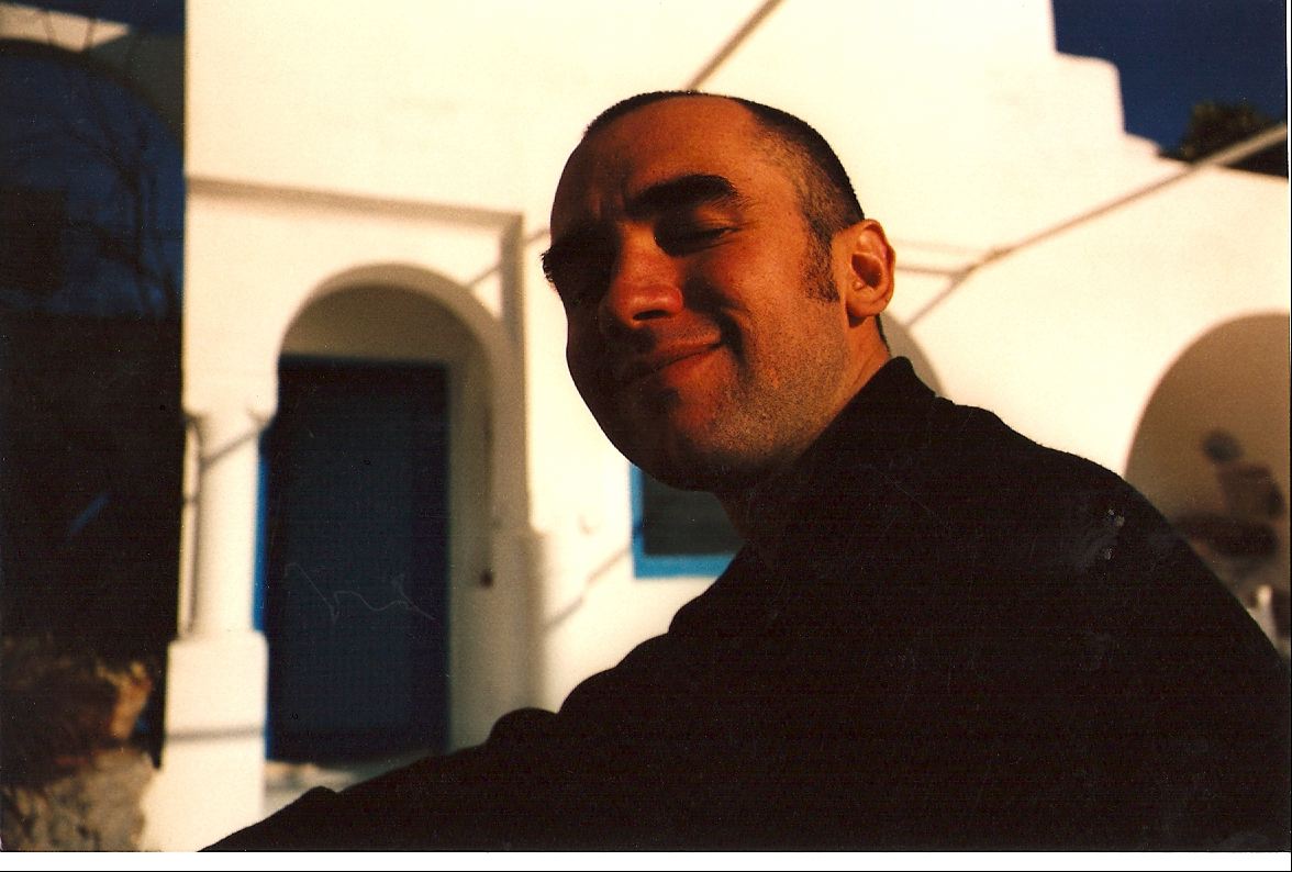 Hugues in Tunisia, Jan 2000