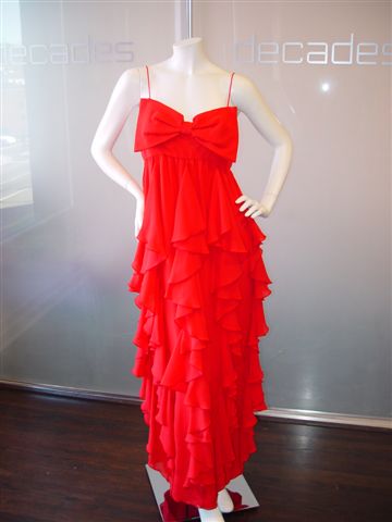 [PAT+RICHARDS+RED+RUFFLED+PARTY+GOWN,+c.+1970s+(1).JPG]