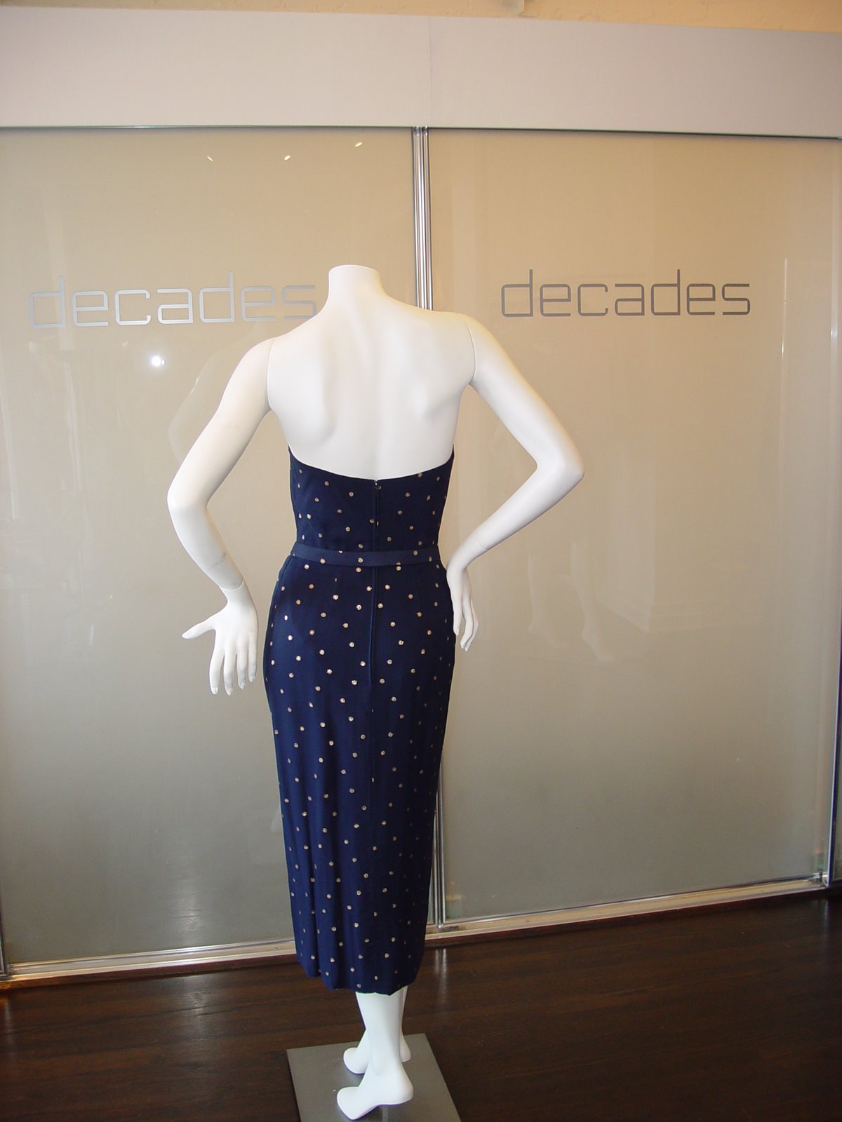 [DON+LOPER+LATE+50S+EARLY+60S+BLUE+STRAPLESS+COCKTAIL+DRESS+WITH+GOLD+POLKA+DOTS+AND+MATCHING+COVER+UP+SIZE+4.JPG+(3).JPG]