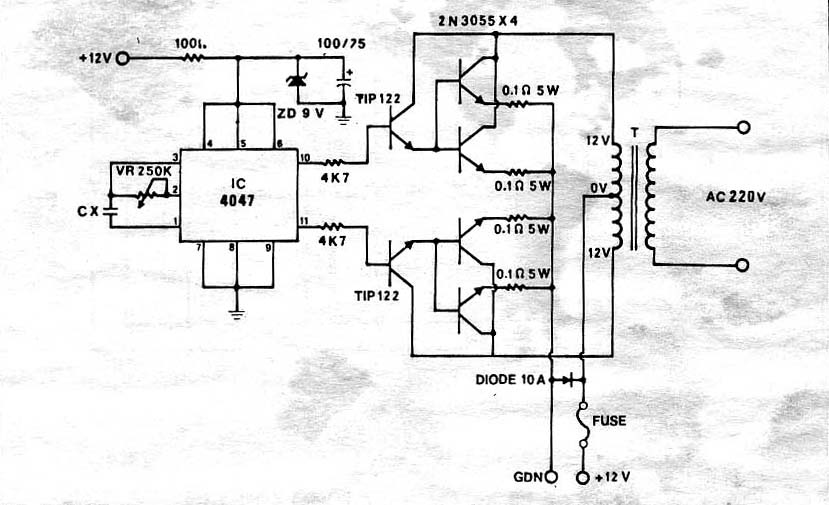 60Hz To 50Hz Frequency Converter Circuit