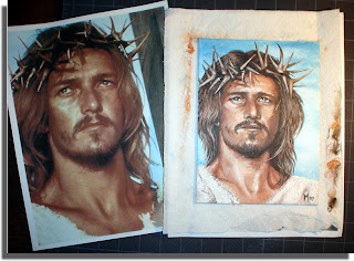 Jesus Christ Superstar oil painting