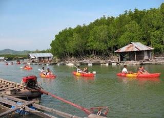 Kayaks at Bang Rong