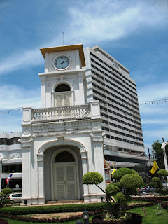 Clock tower and Metropole Hotel