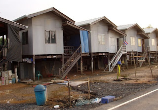 New housing built after the 2004 tsunami