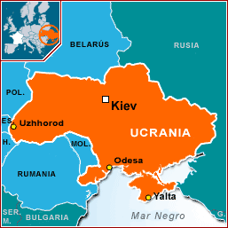 contactos en kiev ucrania mapa europa