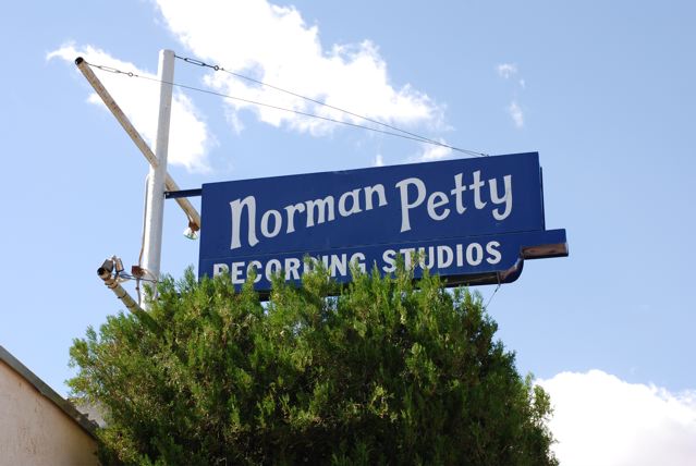 Norman Petty Recording Studios Sign