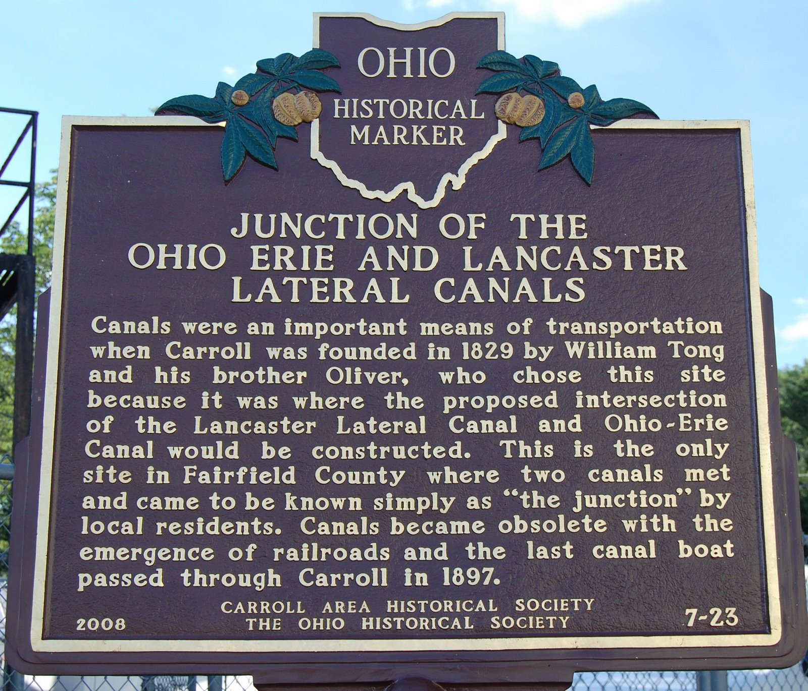 Canal Junction Marker