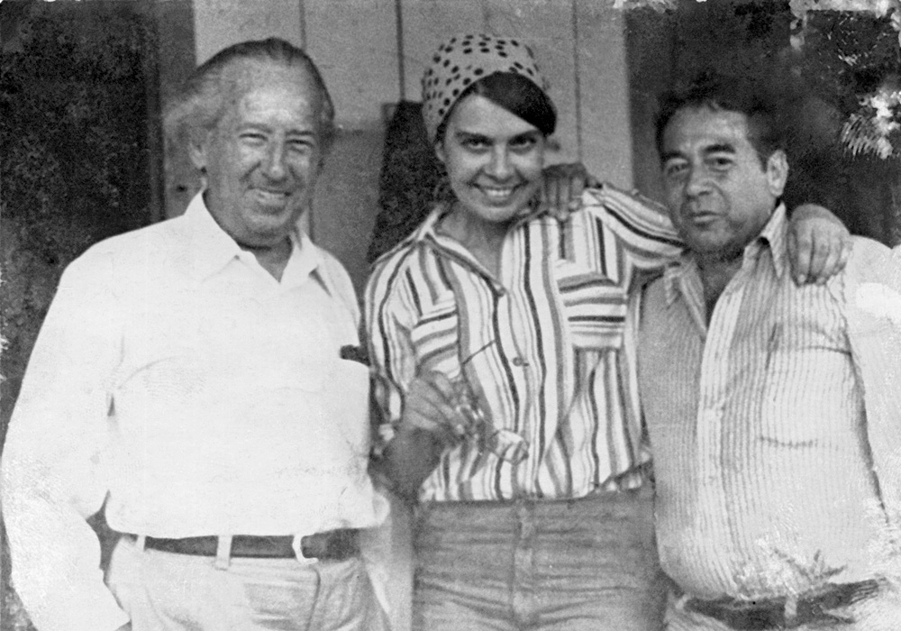 Mayra, Coronel Urtecho y Carlos Martínez Rivas