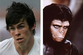 Who's the Uggliest footballer ever? Gareth+Bale_Cornelius_Roddy+McDowall_Planet+of+the+Apes_