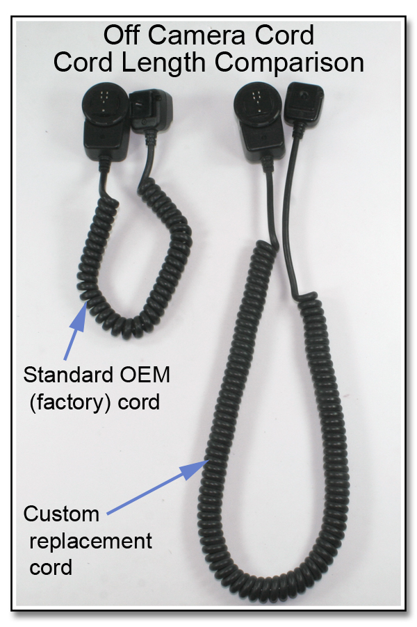 OC1020: Off Camera Cord - OEM vs Custom Coiled Cord Length