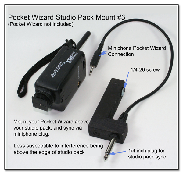 CP1087: PW Studio Pack Mount #3 with Custom Sync Cord