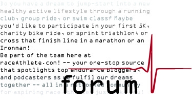 RaceAthlete Forum - Sign-up Today