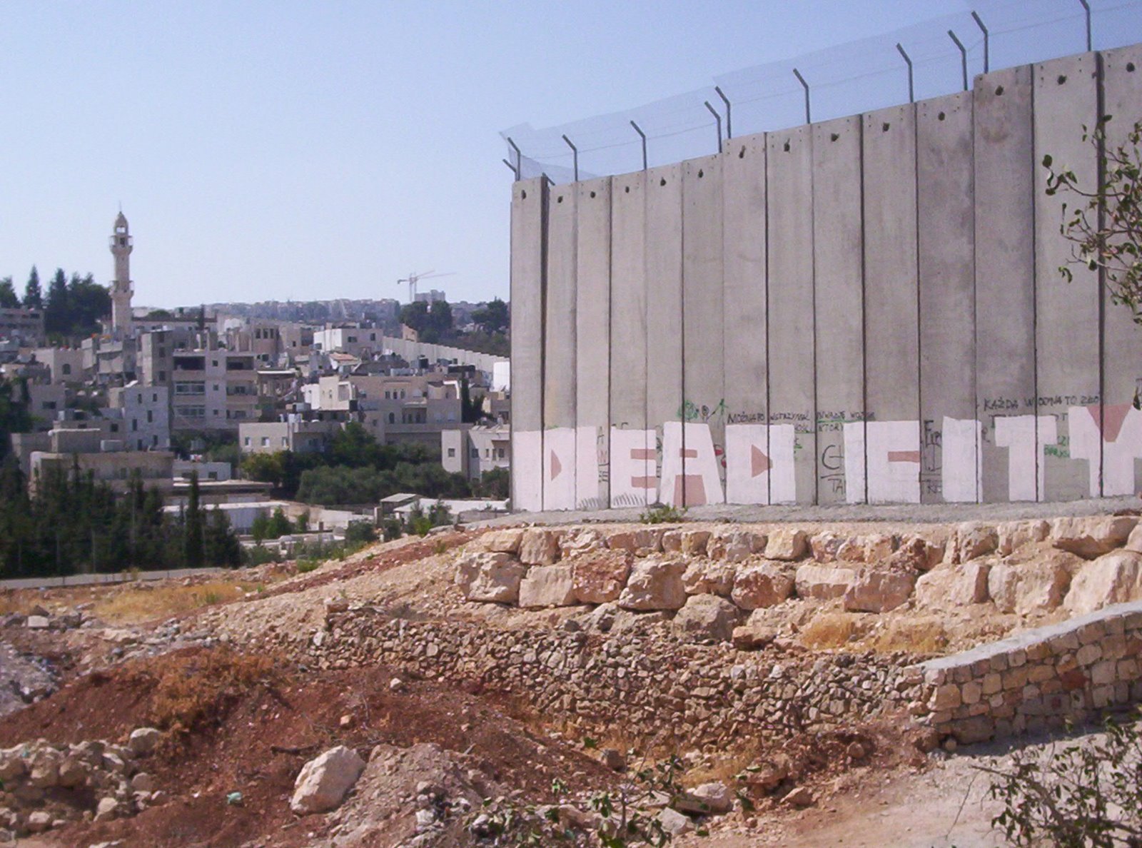 il muro a Betlemme