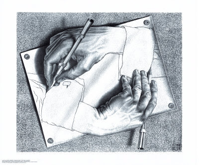 M. Escher - Drawing Hands