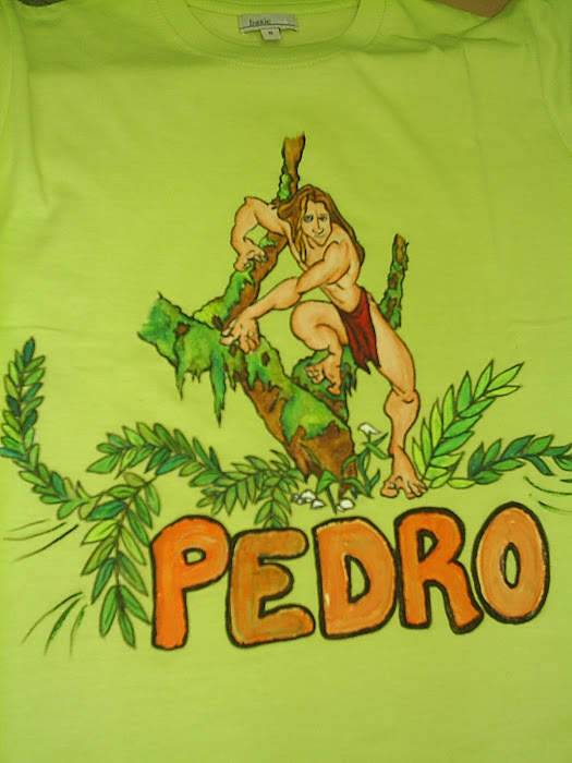 T-shirt Tarzan com nome