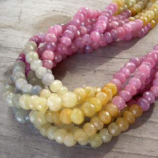 faceted sapphire beads