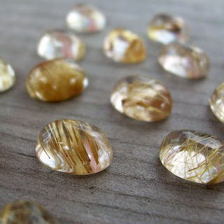 rutilated quartz golden