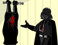 Darth Vader arguing with Darth Maul