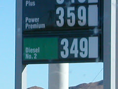 The highest price for diesel - California