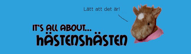 It's all about... Hästenshästen